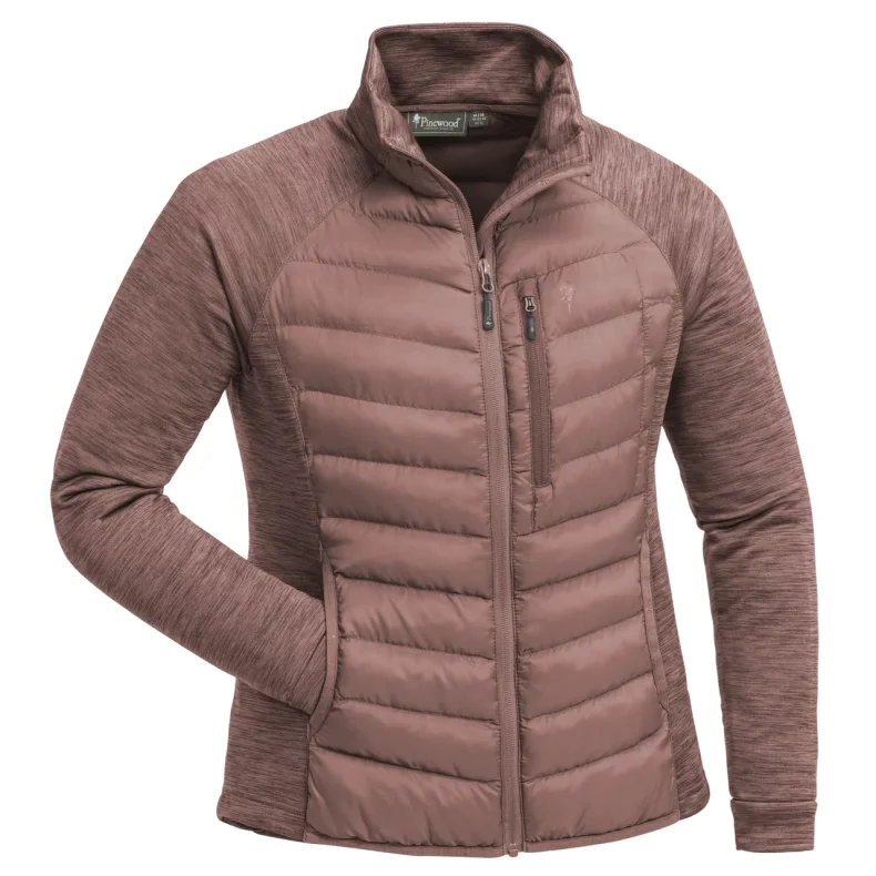 Pinewood Abisko Hybrid Powerfleece Jakke Marron/Dusty Rose 