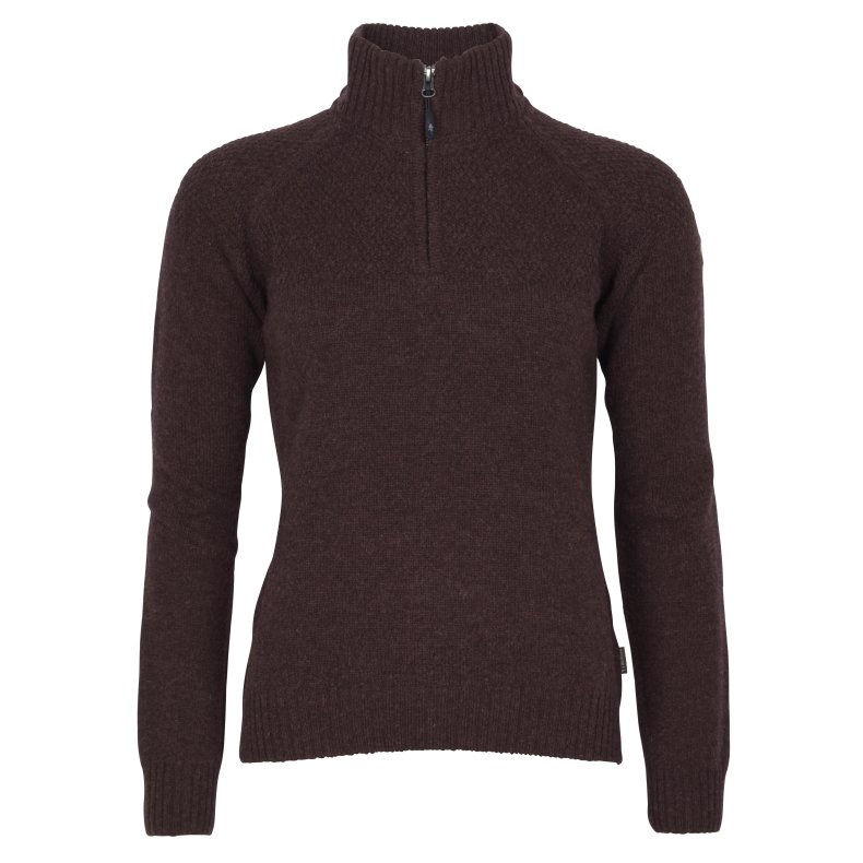 Pinewood Vrnamo T Neck Sweater Plum W