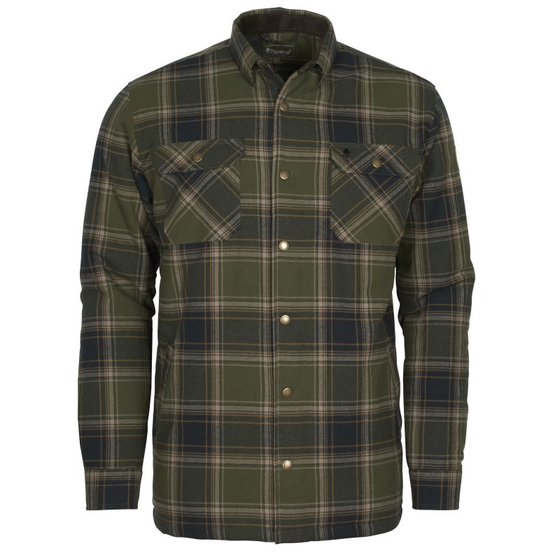 Pinewood Checked Padded Overshirt 