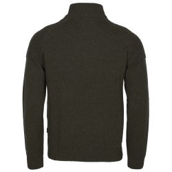 Pinewood Vrnamo T Neck Sweater D. Green