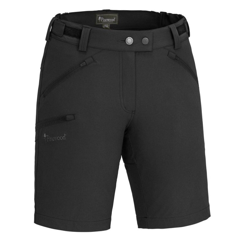 Pinewood Abisko Shorts Black Dame